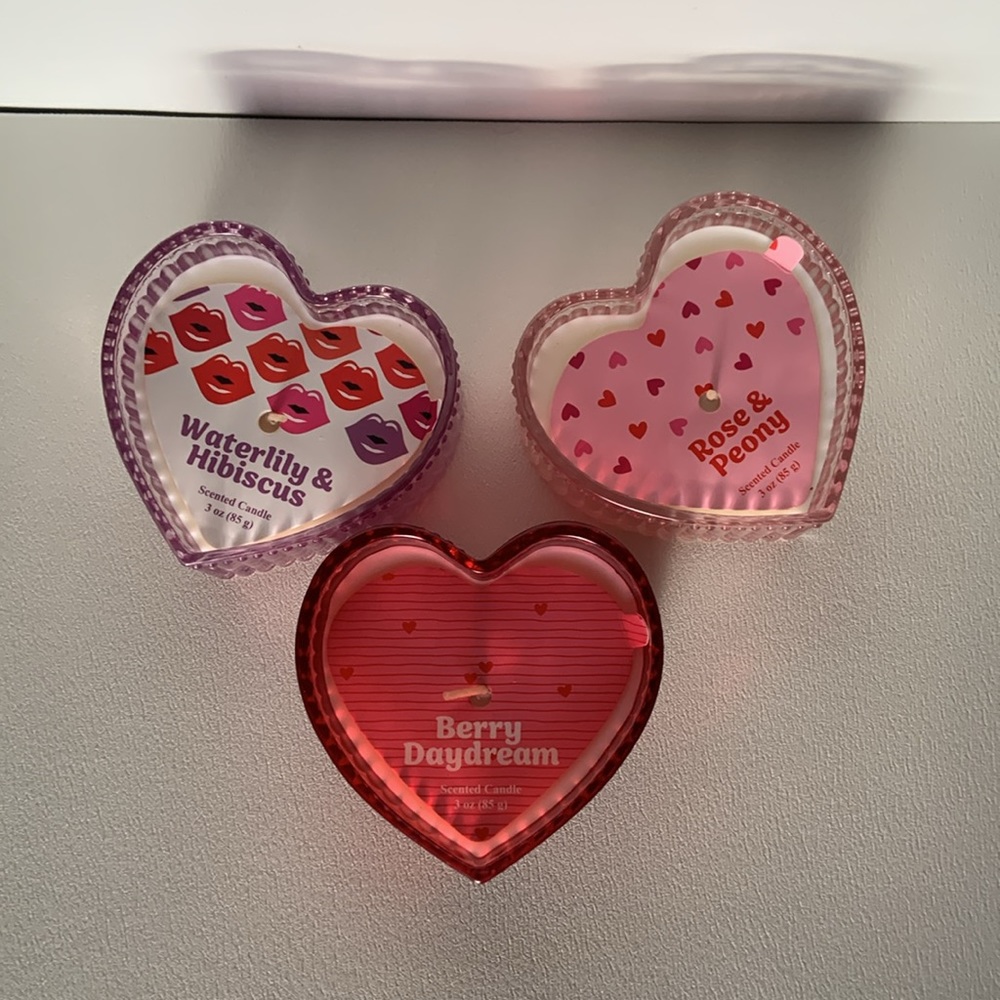 Valentine’s 2024 Target Bullseye’s Playground Heart Scented Candles 3oz …